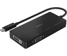 Belkin USB-C į HDMI / VGA / DisplayPort adapteris AVC003btBK