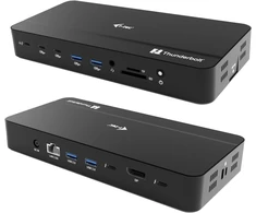 Šakotuvas Stacja/replikator I-TEC Thunderbolt 5 3x LCD (TB5TRIPLEDOCKM2PDUK)