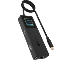 ICY BOX Spade Dock 4038 Przewodowa USB 3.2 Gen 2 (3.1 Gen 2) Type-C Juodas
