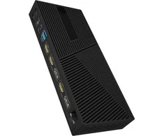 RaidSonic ICY BOX IB-DK2246AC kelių prijungimo stotelė nešiojamiesiems kompiuteriams ir asmeniniams kompiuteriams