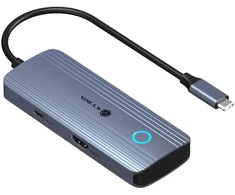 ICY BOX Spade Dock 4081 5w1 | 1x HDMI 4K@60Hz | 2x USB-A | 1x USB-C | 1x USB-C PD 100W