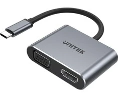 UNITEK adapteris USB-C į 4K 60Hz Hdmi Full HD VGA V1126A