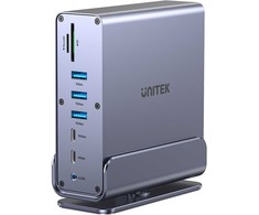 Šakotuvas Stotis / replikatorius Unitek Universal DisplayLink Triple 4K USB-C/Thunderbolt (D1135AGY01)