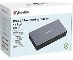 VERBATIM USB-C Pro Docking Station 17 prievadų CDS-17
