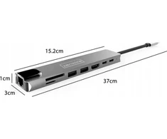 Šakotuvas „Zenwire“ USB-C prijungimo stotelė / replikatorius (1011580389)