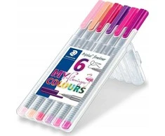 Staedtler Thinpis Triplus Flamingo 6 spalvų STAEDTLER