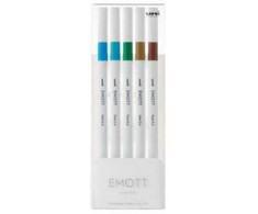 Staedtler Emott fineliner 5 stk ass. Lille bord stander sæt 4