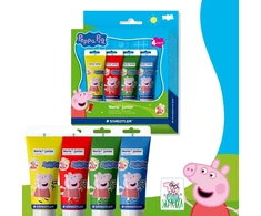 Staedtler Farba do malowania palcami NJ Peppa 4 vnt. Dėklas (8814 L1)