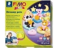ALI "Fimo Kids Form&amp;Play" rinkinys "Sleepy animals" 4x42g Staedtler