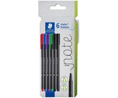 Staedtler STAEDTLER Fineliner triplus rPP, 6 Stück