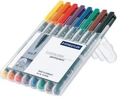Staedtler 318 WP8, Juoda, Mėlyna, Ruda, Žalia, Oranžinė, Raudona, Violetinė, Geltona, Juoda, Permatoma, Polipropilenas (PP), 0,6 mm, 8 vnt.