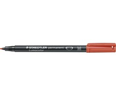 Žymeklis STAEDTLER OHP LUMOCOLOR 317/318, 1,0 mm, RAUDONA