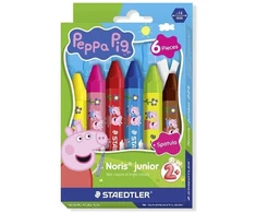 Staedtler Kredki woskowe NJ Peppa 6 vnt Dėklas (224 C6 L1)