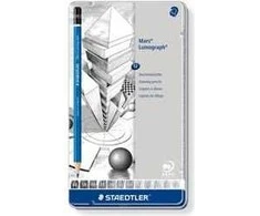 Staedtler – Mars Lumograph pieštukai – 12 vnt. – 100 % PEFC (100 G12)