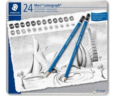 Staedtler Mars Lumograph 24 flomasteriai (100G24)