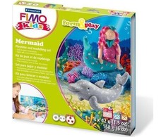 Polimerinio molio kūrybinis rinkinys vaikams Fimo "Undinėlė"