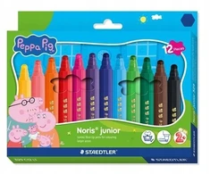 Peppa Pig,Staedtler Staedtler – Peppa Pig rašikliai – 12 vnt. įvairių spalvų (329 C12 L1)