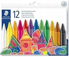 Staedtler Vaško kreidelės Jumbo 12 spalvų