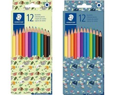Staedtler 12 spalvų šešiakampės kreidelės