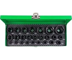 Stahlwille ROCKFORCE NASADKI UDAROWE kpl. 25el.1/2" 1/4" 6-KĄT. (4-32mm)