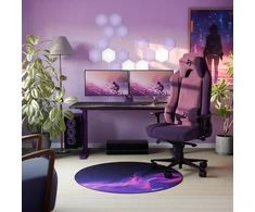 Stalas Arozzi Arozzi Arena -PP kompiuterio stalas juodas, violetinis