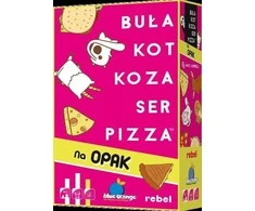 Dėlionė Rebel Nusipirkau, Cat, Ožkos, Sūris, pica - Ant viršelio REBEL