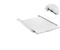 Stalflex LEXI-Net 19" stumdoma lentyna su perforacija 1U/550mm, pilka