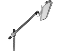 Stalinė lempa Beliani Lampa biurkowa LED HYDRUS Ze ściemniaczem Sidabrinė