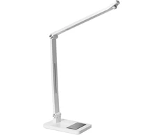 Stalinė lempa Beliani Lampa biurkowa LED LEPUS Z judesio jutikliu balta