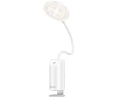 Stalinė lempa Hoco Galda lampa HX10 Clip table lamp Baltas