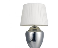 Stalo žibintas Platinet LEMPŲ LEMPŲ LENTELĖS SILVERĖS BAZĖ, BALTASIS ŠAKAS, H35 [45690]