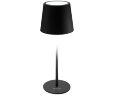 Stalinė lempa Tiross Stalinė lempa na biurko nocna do sypialni vaikams akumuliatorinė LED USB C dotykowa juoda TIROSS TS-2238