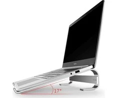 Stalinis stovas Strado Aliuminio bazė tabletės nešiojamas iki 18 "paprastas S1 (juoda) universalus
