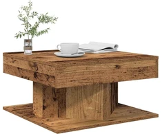 Kavos staliukas Old Wood 55x55x30 cm Inžinierinė mediena