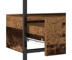 Konsolinis stalas su stalčių Senovinis medis 75 x 40 x 75 cm