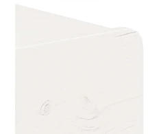 Naktinis staliukas 2 pcs Balta 44 x 32,5 x 40 cm Pušies masyvas
