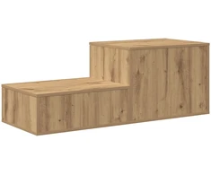 Oppbevaringsskap 2 pcs Amatininkų ąžuolas 108 x 41 x 40 cm