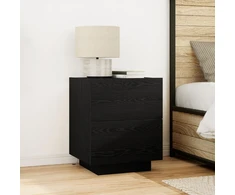 Šalia lovos spintelė su stalčių Juodas ąžuolas 45 x 40 x 55 cm
