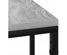 Šalia lovos spintelė Pilkas Sonoma 41,5 x 26 x 60,5 cm