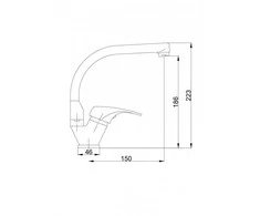 Stalo baterija Hydroland Nuolatinis chromas (B395L)