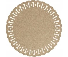 Stalo kilimėlis Douceur d`Interieur GUIRLANDE, blizgantis, Ø 38 cm