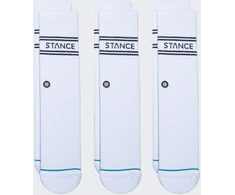 Stance Kojinės Stance Basic Crew 3 pary Baltas