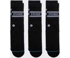 Stance Kojinės Stance Basic Crew 3 pary Juodas