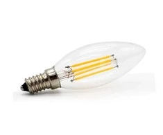Lemputė STANDART, LED, B35, 2W, E14, 2700K, 250lm, skaidri