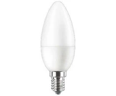 Standartinė LED lemputė B35 6W E14 620LM 2700K Matinis (6)