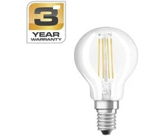 Standart LED BULB P45 4.3W E14 2700K 470LM FILAM