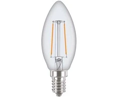 Standart LED lempa E14 B35 8W 806LM 2700K CL