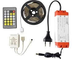 Standart LED juosta rinkinys CCT-T SMD2835 9.3W/m 3170lm 3 m IP20 12V