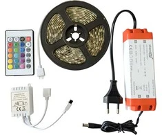 Standart LED STRIP KIT 9.6W/M 3M RGB IP65 12V
