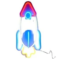 Sieninis šviestuvas Standart SIENINIS LED ŠVIESOS ŠVIESA PARTY ROCKET RGB USB